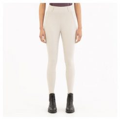 Damskie legginsy jeździeckie BR Equitation Ilana. Brązowe legginsy BR, bez wzorów, z materiału. Za 425.15 zł.