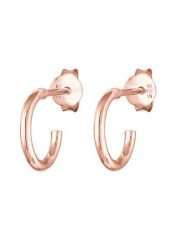 Elli Ponadczasowe Creoles Basic Must-Have Trend w srebra próby 925 Kolczyki koła 1 ct Damski. Szare kolczyki Elli, srebrne. Za 208.99 zł.