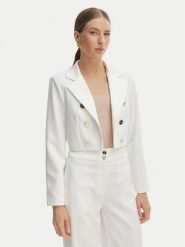 Artigli Marynarka ACGI004425 Écru Regular Fit. Białe marynarki i żakiety Artigli, bez wzorów, z syntetyku, bez ramiączek. Za 539.99 zł.