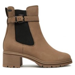 Botki Tamaris. Szare botki Tamaris, bez wzorów, bez obcasa, na słupku, bez zapięcia. Za 329.99 zł.