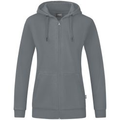 Bluza z kapturem dla kobiet Jako Organic. Szare bluzy JAKO, m, bez wzorów, z bawełny, biznesowe, bez ramiączek, z kapturem. Za 366.00 zł.