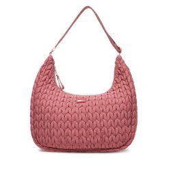 Torebka Tommy Jeans. Czerwone shopper bag Tommy Jeans, bez wzorów, z jeansu, bez dodatków. Za 469.99 zł.