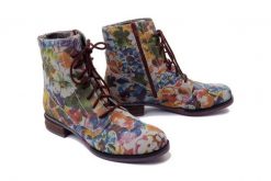 JOSEF SEIBEL 76501 VL855 900 Sanja 01 multicolor, trzewiki damskie. Botki Josef Seibel, bez wzorów, ze skóry, bez obcasa, bez zapięcia. Za 281.94 zł.