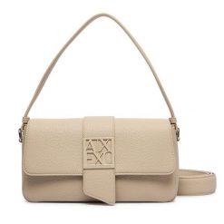 Torebka Armani Exchange. Brązowe torebki klasyczne Armani Exchange, bez wzorów, klasyczne, bez dodatków. Za 629.99 zł.