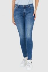 7 FOR ALL MANKIND Jeansy z przetarciami HW SKINNY SLIM ILLUSION Outline. Niebieskie jeansy 7 for all mankind, s, bez wzorów, z bawełny. W wyprzedaży za 549.99 zł.