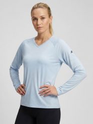 Rukka Koszulka funkcyjna "Muotka V2" w kolorze błękitnym rozmiar: 40. Niebieskie t-shirty sportowe Rukka, bez wzorów, z materiału, bez ramiączek, outdoorowe. Za 76.04 zł.