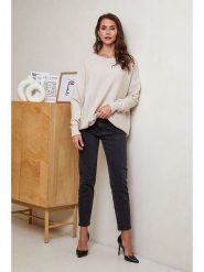 Soft Cashmere Sweter w kolorze beżowym rozmiar: 38/40. Brązowe swetry Soft Cashmere, bez wzorów, z kaszmiru, bez ramiączek. Za 104.99 zł.