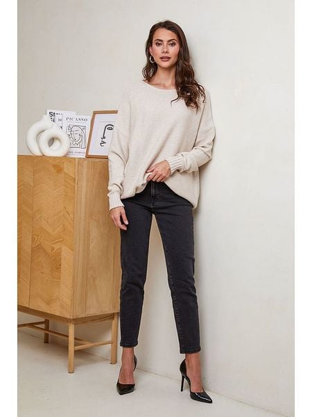 Soft Cashmere Sweter w kolorze beżowym rozmiar: 34/36. Brązowe swetry Soft Cashmere, bez wzorów, z kaszmiru, bez ramiączek. Za 74.28 zł.