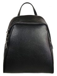 Florence Bags Skórzany plecak "Lacona" w kolorze czarnym - 34 x 28 x 16 cm rozmiar: onesize. Czarne plecaki Florence Bags, bez wzorów, z materiału, na ramię, bez dodatków. Za 347.99 zł.