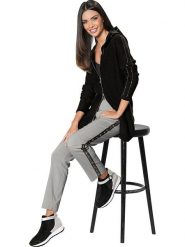 Heine Bluza w kolorze czarnym rozmiar: 34. Czarne bluzy Heine, bez wzorów, z bawełny, bez ramiączek, bez kaptura. Za 52.92 zł.