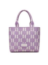 KARL LAGERFELD Torebka 241W3033 Fioletowy. Fioletowe torebki klasyczne KARL LAGERFELD, bez wzorów, z materiału, bez dodatków. Za 709.99 zł.