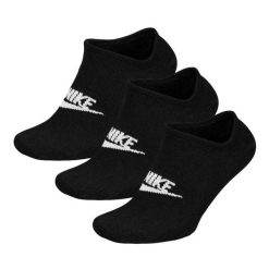 Skarpetki Unisex Dla Dorosłych Everyday Essential 3pak. Czarne skarpetki Nike, bez wzorów. Za 109.99 zł.
