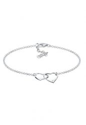 Elli DIAMONDS Damskie serce spleciona miłość z diamentem (0.015 ct.) w srebrze próby 925 Sterling Silver Bransoletki 1 ct. Szare bransoletki Elli DIAMONDS, z diamentem, srebrne. Za 403.99 zł.
