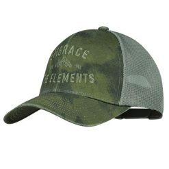 Czapka z daszkiem dla dorosłych Buff Trucker Cap. Zielone czapki z daszkiem Buff, bez wzorów, z poliesteru, sportowe. W wyprzedaży za 112.43 zł.