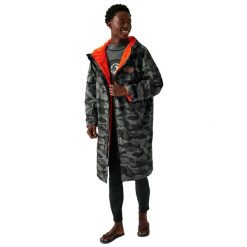 Szlafrok Unisex Camo Dla Dorosłych. Czarne szlafroki damskie Regatta, l, bez wzorów, z materiału, bez ramiączek, długie. Za 378.99 zł.