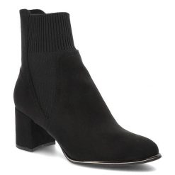 Czarne Botki Marco Tozzi Eleganckie Skórzane Buty Na Obcasie. Czarne botki Marco Tozzi, bez wzorów, z gumy, eleganckie, bez obcasa, na obcasie, bez zapięcia. Za 239.90 zł.
