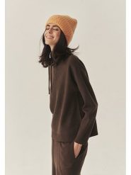 TATUUM Sweter "Farni" w kolorze ciemnobrązowym rozmiar: L. Brązowe swetry Tatuum, l, bez wzorów, bez ramiączek. Za 132.36 zł.