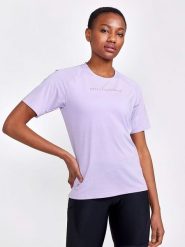 Craft Koszulka sportowa "ADV Gravel" w kolorze lawendowym rozmiar: S. Różowe t-shirty sportowe Craft, s, bez wzorów, z materiału, bez ramiączek, outdoorowe. Za 100.99 zł.