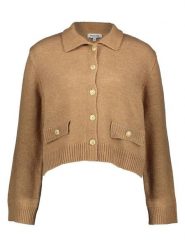 More & More Kardigan w kolorze jasnobrązowym rozmiar: 38. Brązowe swetry More & More, bez wzorów, bez ramiączek. Za 170.07 zł.