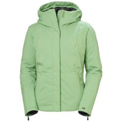 Damska kurtka narciarska Helly Hansen Nora. Zielone kurtki narciarskie Helly Hansen, na zimę, bez wzorów, bez kaptura, narciarskie. Za 1,114.00 zł.