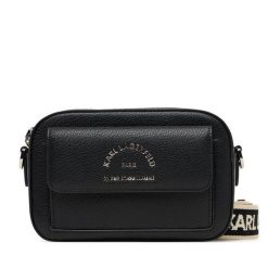 Torebka KARL LAGERFELD. Czarne listonoszki KARL LAGERFELD, bez wzorów, bez dodatków. Za 519.99 zł.