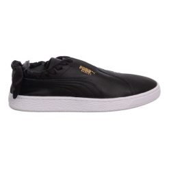 Trampki Puma Basket Twist Sb Wns Czarne. Czarne trampki sportowe Puma, bez wzorów, z materiału, bez zapięcia, do biegania. Za 365.99 zł.