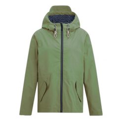 Damska Kurtka Bayletta Grid Distress Waterproof Jacket. Zielone kurtki przeciwdeszczowe Regatta, bez wzorów, bez kaptura, trekkingowe. Za 269.99 zł.