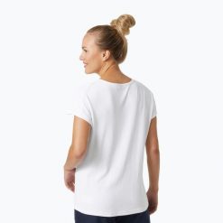 Koszulka damska Helly Hansen Crewline Top. Białe topy sportowe Helly Hansen, bez wzorów. Za 223.50 zł.