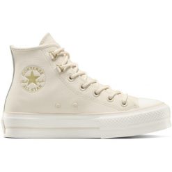 Buty sportowe Converse Chuck Taylor As Lift. Czerwone buty treningowe Converse, bez wzorów, ze skóry, bez zapięcia, na fitness i siłownię. Za 690.00 zł.