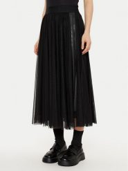 JOOP! Spódnica 30045183 Czarny Regular Fit. Czarne spódnice Joop!, bez wzorów, z syntetyku, midi. Za 669.99 zł.