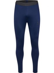 Legginsy Hummel Pro. Niebieskie legginsy sportowe Hummel, l, bez wzorów, z materiału, do biegania. Za 255.50 zł.