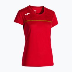 Koszulka do biegania damska Joma Record III. Czerwone t-shirty sportowe Joma, xl, bez wzorów, bez ramiączek, do biegania. Za 87.99 zł.