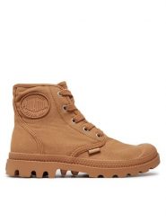 Palladium Trapery Pampa Hi 92352-287-M Brązowy. Brązowe traperki Palladium, bez wzorów, z materiału, bez obcasa, bez zapięcia. Za 299.99 zł.