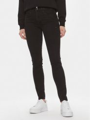 Guess Jeansy W4RA3 4D59I1 Czarny Skinny Fit. Czarne jeansy Guess, z aplikacjami, z bawełny. Za 659.99 zł.