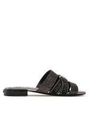Liu Jo Klapki Astra 34 SA3059 EX135 Czarny. Czarne klapki Liu Jo, bez wzorów, ze skóry, bez obcasa, bez zapięcia. Za 349.99 zł.