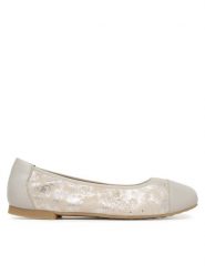 Caprice Baleriny 9-22117-46 Szary. Szare baleriny Caprice, bez wzorów, ze skóry, bez obcasa, bez zapięcia. Za 231.99 zł.