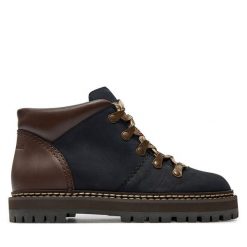 Botki See By Chloé. Czarne botki See By Chloé, bez wzorów, bez obcasa, na płaskiej podeszwie, bez zapięcia. Za 2,149.00 zł.