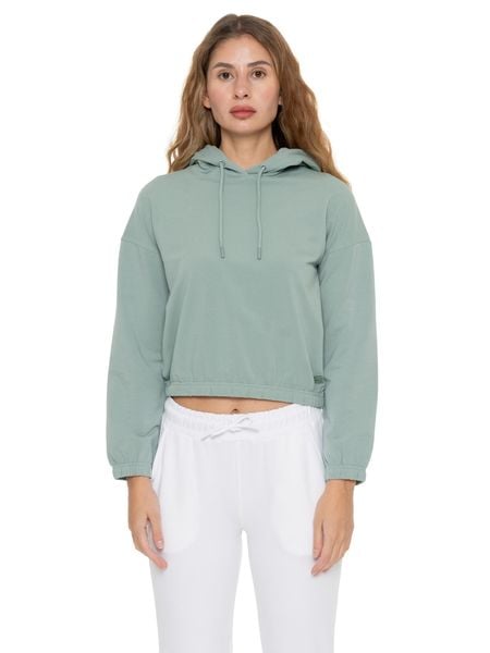 Bluza z kapturem damska Never Without. Białe bluzy LEONE 1947 APPAREL, m, bez wzorów, z kapturem, na fitness i siłownię. Za 294.70 zł.