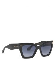 Etro Okulary przeciwsłoneczne 0090/S 207784 Czarny. Czarne okulary przeciwsłoneczne Etro, bez wzorów, z tworzywa sztucznego, plastikowe. Za 799.99 zł.