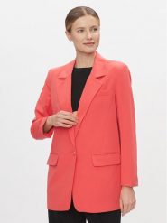 ONLY Marynarka Lana-Berry 15245698 Różowy Oversize. Czerwone marynarki i żakiety ONLY, bez wzorów, z syntetyku, bez ramiączek. Za 109.99 zł.