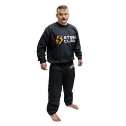 StormCloud Dres Sauna StormSteam Light M. Czarne kombinezony STORMCLOUD, na lato, l, bez wzorów, z dresówki, bez kołnierzyka, bez ramiączek. Za 199.99 zł.