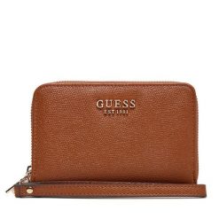Portfel Guess. Brązowe portfele Guess, z aplikacjami. Za 229.99 zł.
