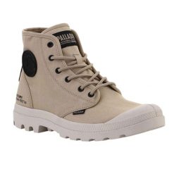 Buty Unisex Dla Dorosłych Pampa Hi. Brązowe buty trekkingowe Palladium, bez wzorów, bez zapięcia, trekkingowe. Za 610.99 zł.
