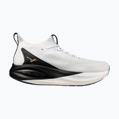 Buty do biegania Mizuno Mizuno Neo Vista 2 White/Black/Gold. Białe buty do biegania Mizuno, bez wzorów, z materiału, bez zapięcia, do biegania, mizuno wave. Za 898.95 zł.