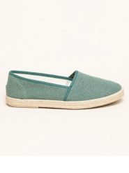 Kitz-pichler Espadryle "Camping Linen uni V" w kolorze zielonym rozmiar: 41. Zielone espadryle kitz-pichler, bez wzorów, z materiału, z okrągłym noskiem, bez obcasa. Za 165.99 zł.