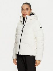4F Kurtka puchowa 4FWAW24TDJAF473 Écru Regular Fit. Kurtki 4f, xl, bez wzorów, z puchu, bez kaptura. Za 269.99 zł.