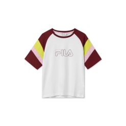 Koszulka sportowa damska Fila Lolita. Białe t-shirty sportowe Fila, xs, bez wzorów, z bawełny, bez ramiączek, na jogę i pilates. Za 114.00 zł.