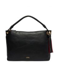 Tommy Hilfiger Torebka Th Statement Leather Bag AW0AW18621 Czarny. Czarne torebki klasyczne Tommy Hilfiger, bez wzorów, ze skóry, bez dodatków. Za 1,099.00 zł.