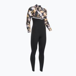 Pianka do pływania damska Rip Curl E-Bomb 3/2 mm Zip Free Sub black/gold. Czarne kombinezony Rip Curl, bez wzorów, z neoprenu, bez kołnierzyka, bez ramiączek. Za 1,159.00 zł.