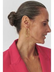 TATUUM Kolczyki-kreole "Snaky" rozmiar: onesize. Żółte kolczyki Tatuum, z mosiądzu. Za 44.09 zł.